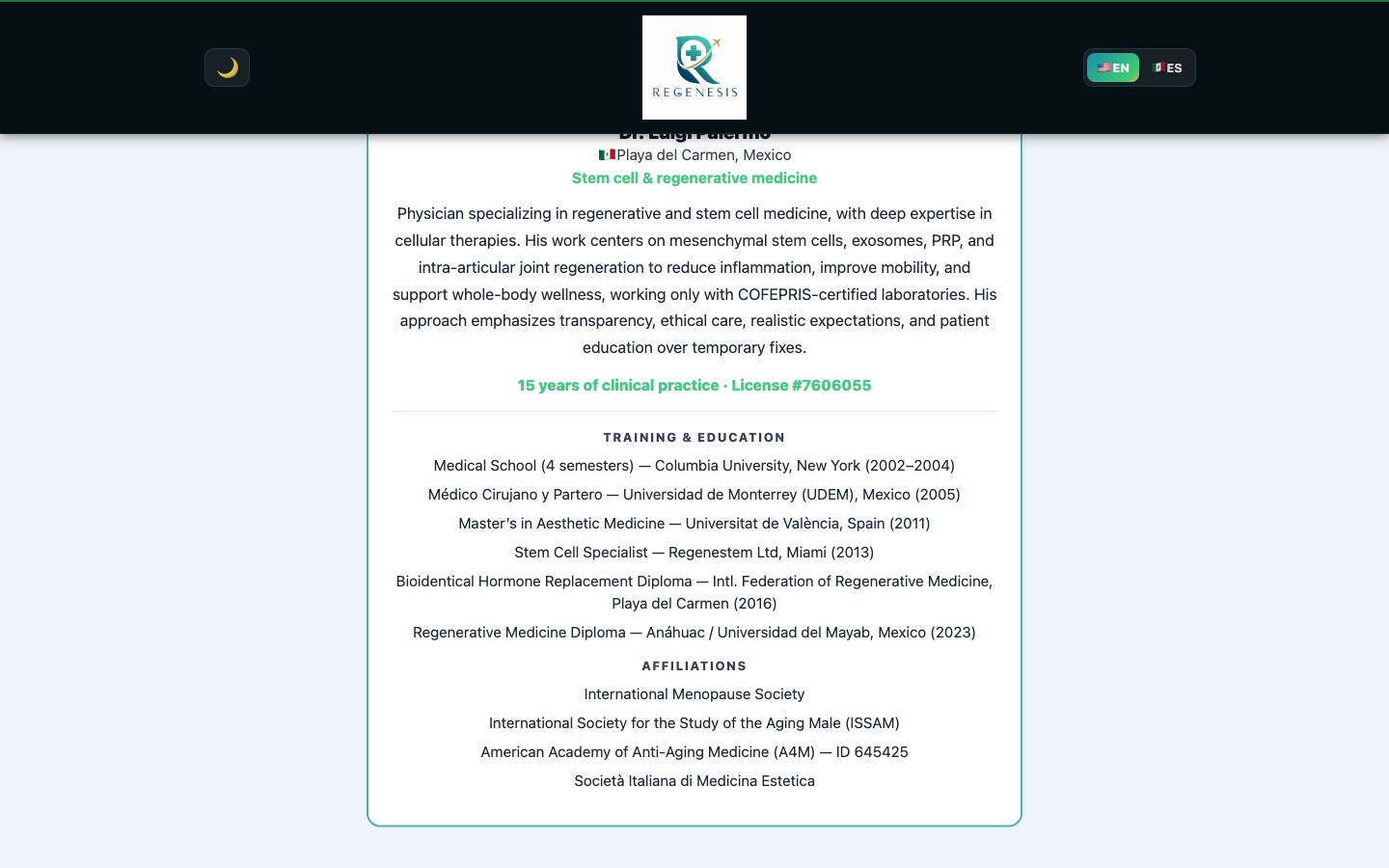 Treatment explanations