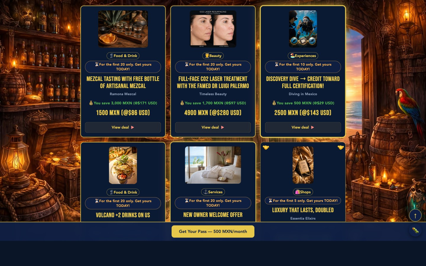 Live treasures